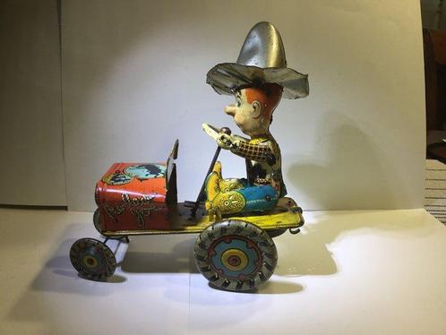 Unique Art - Blikken speelgoed - Rodeo Joe - 1930-1940 -, Antiek en Kunst, Antiek | Speelgoed
