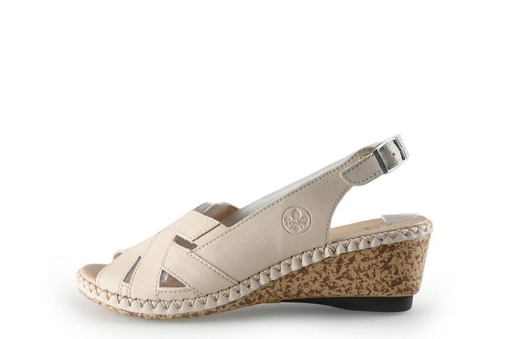 Rieker Sandalen in maat 37 Wit, Kleding | Dames, Schoenen, Wit, Zo goed als nieuw, Sandalen of Muiltjes, Verzenden