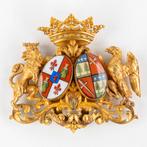 18kt broche, Heraldiek voor het Kasteel van Ingelmunster, Bijoux, Sacs & Beauté, Bijoux anciens, Broche