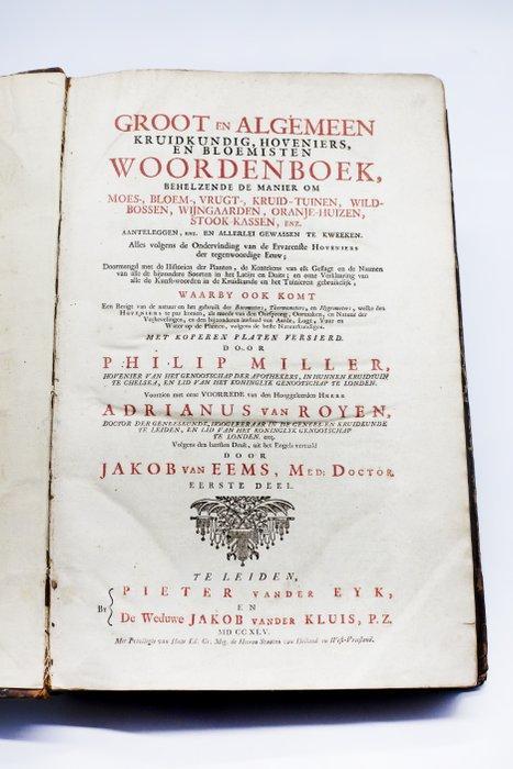 Miller - Groot en algemeen kruidkundig, hoveniers, en, Antiek en Kunst, Antiek | Boeken en Manuscripten