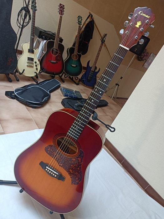 Cimar - C660BS - - Dreadnought gitaar - Japan - 1980, Muziek en Instrumenten, Snaarinstrumenten | Gitaren | Akoestisch