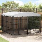 vidaXL Hondenkennel voor buiten met dak 300x300x210 cm, Verzenden, Nieuw
