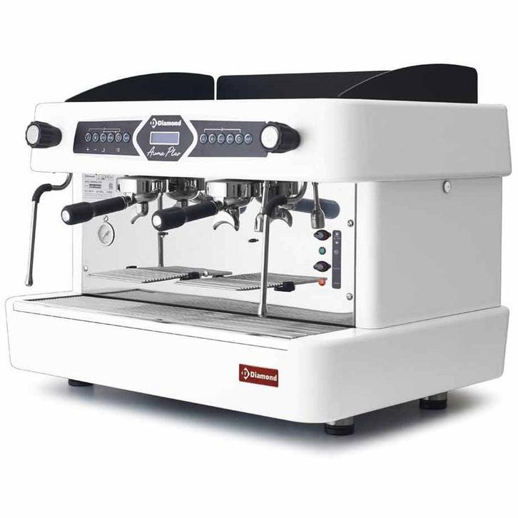 Espressomachine | AROMA | Wit | 2 Groepen | Digitaal |, Articles professionnels, Horeca | Équipement de cuisine, Envoi