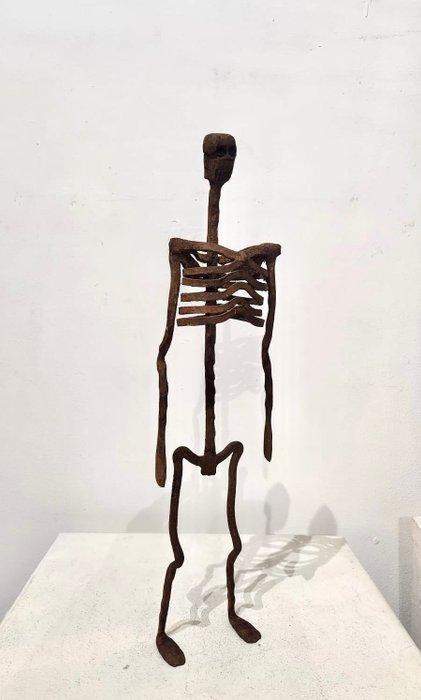 Zwart ijzeren geraamte - Schimmel - Nigeria  (Zonder, Antiek en Kunst, Kunst | Niet-Westerse kunst