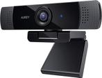 Aukey - PC-LM1 - 1080p Full HD - Webcam met Autofocus, Boeken, Informatica en Computer, Nieuw, Verzenden
