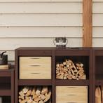 vidaXL Houtverf Bruin 2.5 L, Doe-het-zelf en Bouw, Verf, Beits en Lak, Verzenden, Nieuw