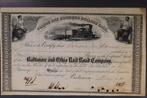 Verenigde Staten van Amerika. Baltimore Ohio Railrod Aktie, Antiek en Kunst