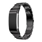 Fitbit Charge 2 Metal Roestvrij Stalen Armband - Zwart, Handtassen en Accessoires, Nieuw, Verzenden