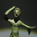 Etruscan Brons Herakles figuur. 6e eeuw voor Christus. 7cm