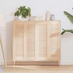 vidaXL Kastdeuren met lamellen 4 st 99x29,5 cm massief, Doe-het-zelf en Bouw, Verzenden, Nieuw