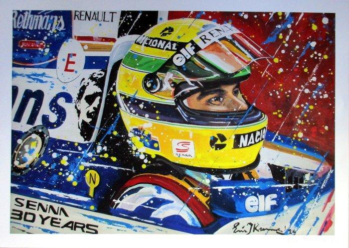 Ayrton Senna 30 Years Tribute - Eric Jan Kremer -, Verzamelen, Automerken, Motoren en Formule 1