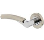 Intersteel enkele deurklink Bryan links op rozet mat nikkel, Nieuw, Overige materialen, Klink of Kruk