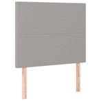 Goedkoop Hoofdbord Lichtgrijs 80cm|OP = OP!, Huis en Inrichting, Slaapkamer | Bedden, Verstelbaar, Eenpersoons, Verzenden, Nieuw