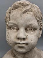 Buste, Büste eines Knaben - 36 cm - Plâtre, Antiek en Kunst