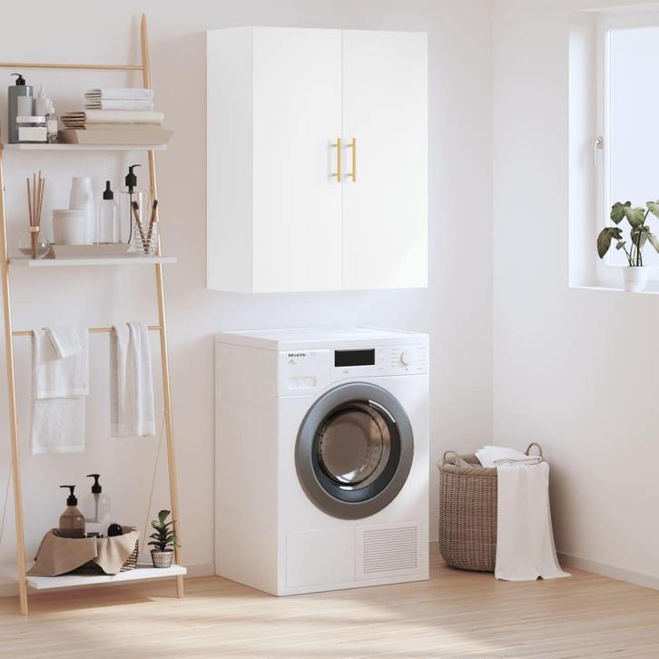 vidaXL Wandkast 69,5x34x90 cm wit, Huis en Inrichting, Kasten | Dressoirs, Nieuw, Verzenden