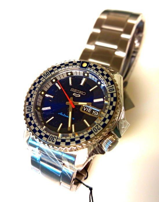 Seiko - 5 Sports Checker Flag - Special Edition 2024 - Sans, Handtassen en Accessoires, Horloges | Heren