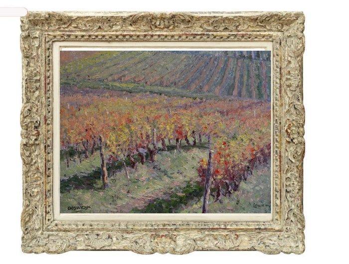 Chris van Dijk (1952) Impressionist -  LAutomne dans le, Antiek en Kunst, Kunst | Schilderijen | Klassiek