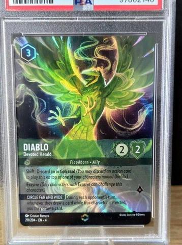 Disney Lorcana - Ursulas Return - Diablo - Enchanted card beschikbaar voor biedingen