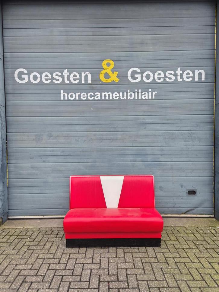 Gebruikte American Diner Bank - B106- Vintage/Café, Huis en Inrichting, Zetels | Zetels, Ophalen