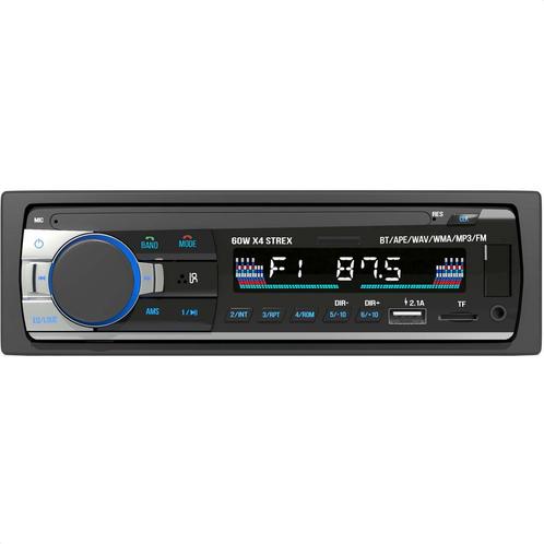 Strex Autoradio met Bluetooth voor alle autos - USB, AUX en, Auto diversen, Autoradio's, Verzenden