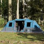 vidaXL Tente familiale tunnel 6 personnes bleu, Caravanes & Camping, Neuf