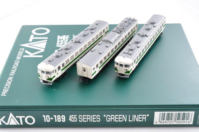 Kato N - 10-189 - Treinstel (1) - 455 Series “Groene Liner”, Hobby en Vrije tijd, Modeltreinen | N-Spoor