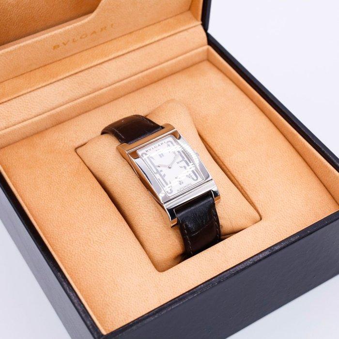 Bvlgari - Rettangolo - RT45S - Heren - 2000-2010, Handtassen en Accessoires, Horloges | Heren