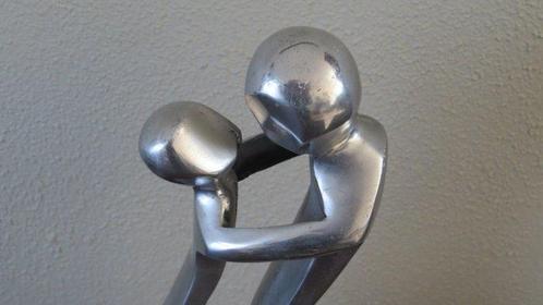 Sculpture, Lovers - 24.5 cm - Aluminium, Antiek en Kunst, Curiosa en Brocante