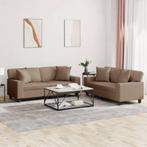 vidaXL 2-delige Loungeset met kussens kunstleer, Verzenden, Nieuw