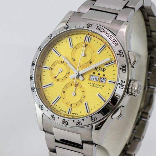 RSW - La Neuveville Sport Valjoux - RSWA130-SS-14 - Heren -, Handtassen en Accessoires, Horloges | Heren