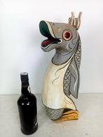 sculptuur, Vis verkleed als kok - 50 cm - Hout, Antiek en Kunst, Curiosa en Brocante
