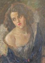 F. Biffi (XX) - Figura di donna, Antiek en Kunst, Kunst | Schilderijen | Klassiek