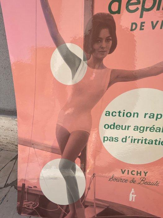 Nummerplaat (1) - EAU DE VICHY - 1970-1980, Antiek en Kunst, Antiek | Wandborden en Tegels