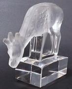 Lalique - René Lalique - Figuur - Daim - Kristal, Antiquités & Art