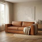 Leren bank Flow - 3 zits, Huis en Inrichting, Zetels | Zetels, Nieuw, Ophalen of Verzenden, Modern, 200 tot 250 cm