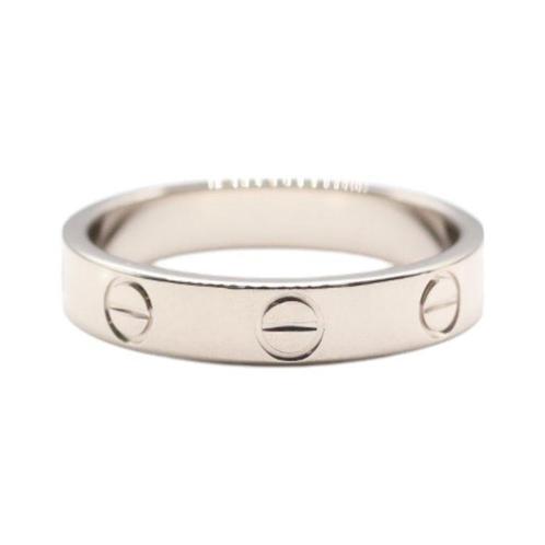 Cartier - Bague - LOVE small model - 18 carats Or blanc, Handtassen en Accessoires, Ringen
