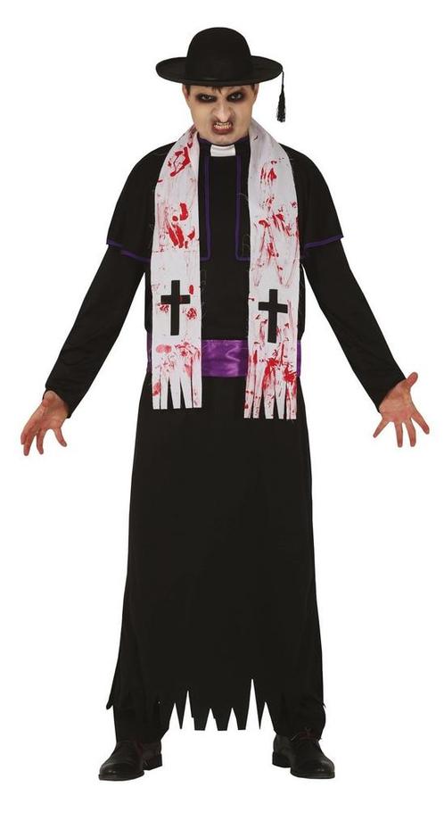 Zombie Priester Halloween Kostuum Heren L, Hobby & Loisirs créatifs, Articles de fête, Envoi