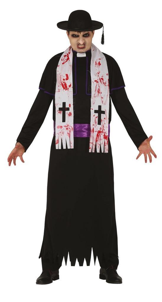 Zombie Priester Halloween Kostuum Heren L, Hobby en Vrije tijd, Feestartikelen, Nieuw, Verzenden