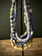 Colliers Handelskralen en provenance du Ghana (perles, Antiek en Kunst