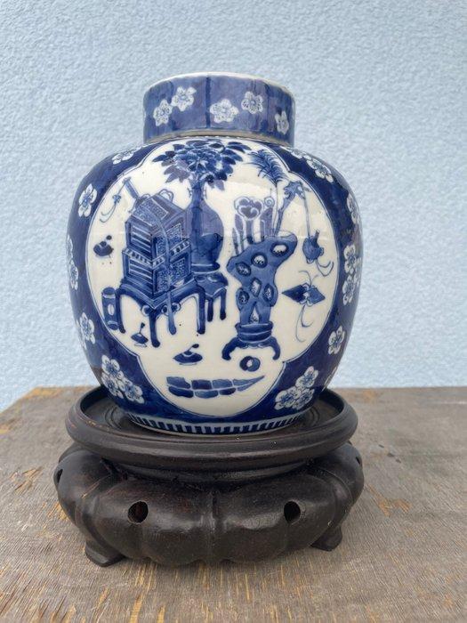 Pot - Porselein, Hout, Antiek en Kunst, Antiek | Overige Antiek