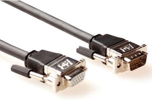 ACT VGA verloopkabel m/f 3m Zwart Nieuw, Audio, Tv en Foto, Audiokabels en Televisiekabels, Minder dan 2 meter, Zo goed als nieuw