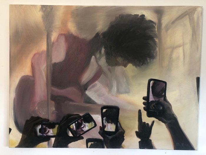 Paul Brown - Purple Ruin, Antiek en Kunst, Kunst | Schilderijen | Modern