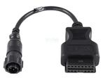 Jaltest Toyota 4 Pins OBD - 16 Pins OBD2 Verloopkabel Hef- e, Verzenden, Nieuw