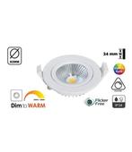 Inbouw LED Spot Dim To Warm | Wit | Badkamer geschikt, Huis en Inrichting, Led, Nieuw, Plafondspot of Wandspot, Verzenden