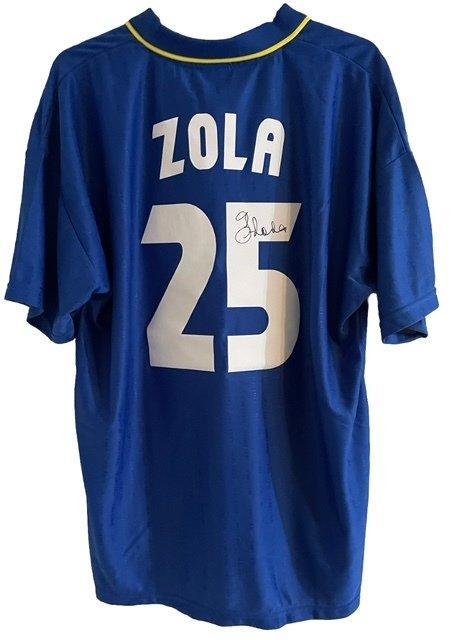 Chelsea - Engelse Premier League - Signed Gianfranco Zola -, Collections, Collections Autre