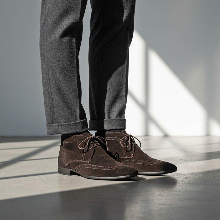 Ermenegildo Zegna - Enkellaarsjes - Maat: EU 40, Kleding | Heren, Schoenen