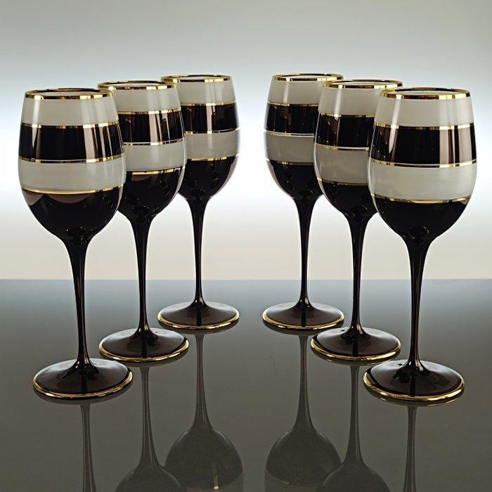 SECOLOVENTESIMO - Kelk (6) - 24 kt goud, Antiek en Kunst, Antiek | Meubels | Tafels