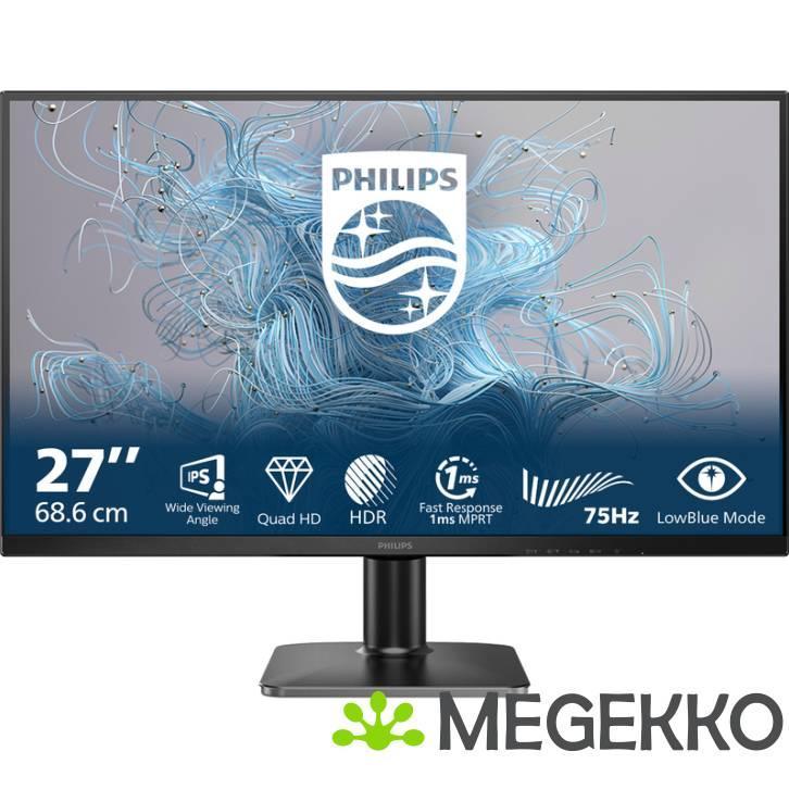 Philips 1000 series 27E2N1500L/00 27  Quad HD 100Hz IPS, Computers en Software, Overige Computers en Software, Nieuw, Verzenden