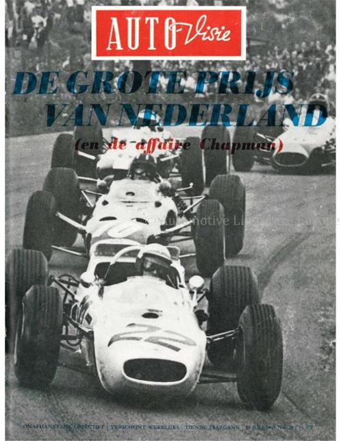 1965 AUTOVISIE MAGAZINE 30 NEDERLANDS, Livres, Autos | Brochures & Magazines, Enlèvement ou Envoi