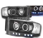 PHARES POUR DODGE RAM 02-06 ANGEL EYES NOIR, Auto-onderdelen, Verzenden, Nieuw